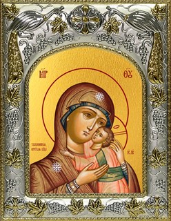 Икона Чухломская икона Божией Матери, 14х18 см 22818