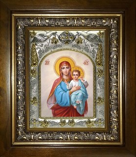 Икона Божия Матерь, в киоте 20х24 см 22824