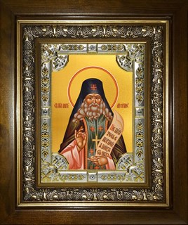 Икона Анатолий Оптинский апостол, в киоте 24х30 см 22837