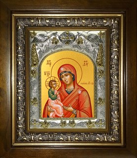 Икона Гребневская икона Божией Матери, в киоте 20х24 см 22853