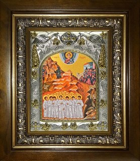 Икона Вифлеемские младенцы мученики, в киоте 20х24 см 22868