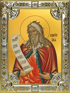 Икона Илия (Илья) Пророк, 18х24 см, со стразами 22931