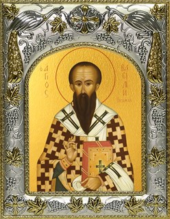Икона Василий Великий, архиепископ Кесарии Каппадокийской, святитель, 14х18 см 22965