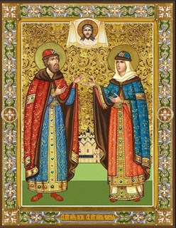 Икона Петр и Феврония святые благоверные князья 22967