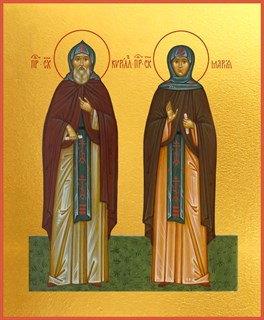 Икона Кирилл и Мария Радонежские преподобные 22996
