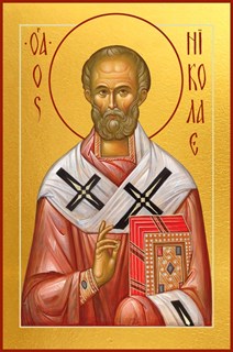 Икона Николай чудотворец, архиепископ Мир Ликийских, святитель 23055