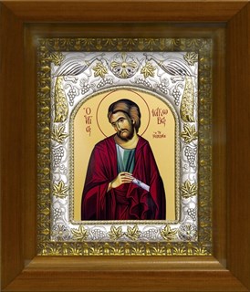 Икона Иаков (Яков) Зеведеев, апостол, в киоте 20х24 см 23087