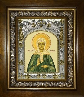 Икона Матрона Московская блаженная, в киоте 20х24 см 23104