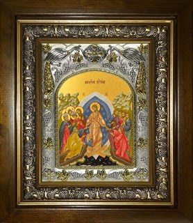 Икона Воскресение Христово, в киоте 20х24 см 23146