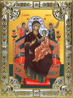 Икона Всецарица икона Божией Матери, 18х24 см, со стразами 23163