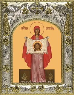 Икона Вероника праведная, 14х18 см 23229