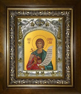 Икона Вонифатий мученик, в киоте 20х24 см 23254