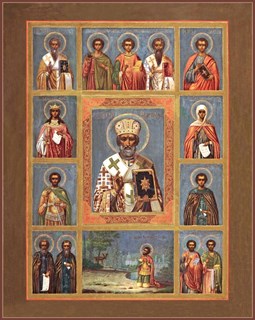 Икона Николай чудотворец, архиепископ Мир Ликийских, святитель 23260