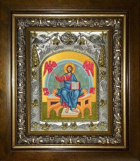 Икона Спас в Силах, в киоте 20х24 см 23402