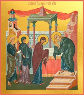 Икона Сретение Господне 23422