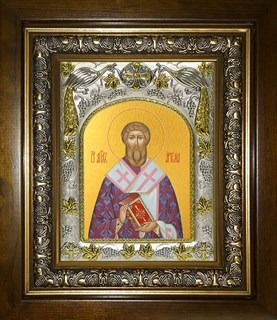 Икона Артема Листрийский апостол 70-ти, Епископ, в киоте 20х24 см 23491