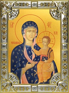 Икона Ченстоховская икона Божией Матери, 18х24 см, со стразами 23503