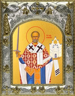 Икона Николай Можайский, 14х18 см 23522