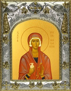 Икона Мария Магдалина равноапостольная, мироносица, 14х18 см 23524