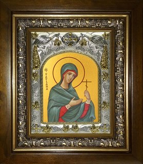 Икона Татьяна (Татиана) мученица, в киоте 20х24 см 23563