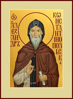 Икона Александр Константинопольский, преподобный 23595