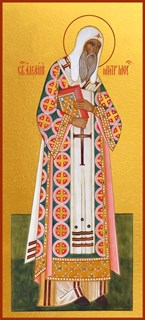 Икона Алексий (Алексей), митрополит Московский и всея России чудотворец, святитель 23663