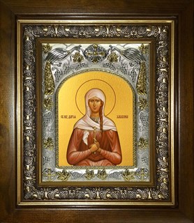 Икона Дария, Дарья Улыбина, в киоте 20х24 см 23754