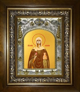 Икона Мария Магдалина равноапостольная, мироносица, в киоте 20х24 см 23798