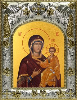 Икона Смоленская икона Божией Матери, 14х18 см 23854