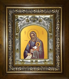 Икона Симеон (Семён) Богоприимец, в киоте 20х24 см 23868