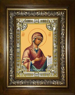Икона Деисусная икона Божией Матери, в киоте 24х30 см 23916