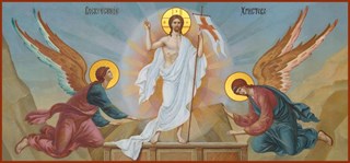 Икона Воскресение Господне с Праздниками 23964