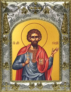 Икона Гордий Каппадокийский, сотник мученик, 14х18 см 24039