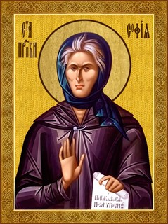Икона София Хотокуриду, преподобная 24117