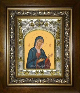 Икона Деисусная икона Божией Матери, в киоте 20х24 см 24127