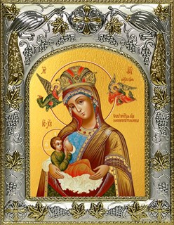 Икона Млекопитательница, икона Божией Матери, 14х18 см 24157