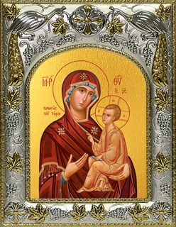 Икона Тихвинская икона Божией Матери, 14х18 см 24161