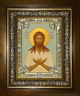 Икона Алексий (Алексей), человек Божий, в киоте 24х30 см 24232