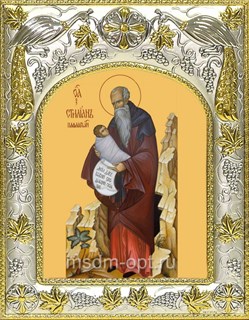 Икона Стилиан преподобный, 14х18 см 24238