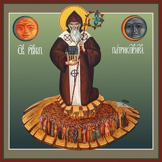 Икона Патрик (Патрикий) просветитель Ирландии, равноапостольный 24254