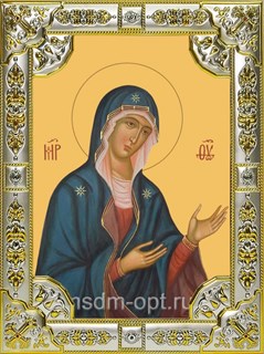 Икона Деисусная икона Божией Матери, 18х24 см, со стразами 24272