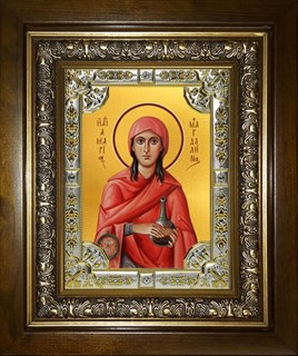 Икона Мария Магдалина равноапостольная, мироносица, в киоте 24х30 см 24305