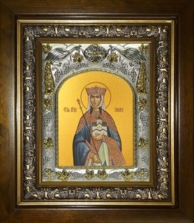 Икона Тамара благоверная царица, в киоте 20х24 см 24331