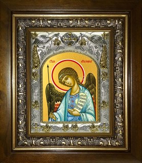 Икона Ангел Хранитель, в киоте 20х24 см 24349