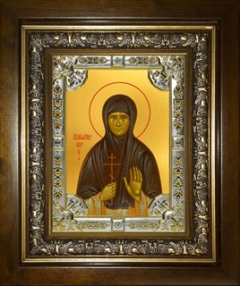 Икона Преподобномученица Пелагия (Тестова), в киоте 24х30 см 24379