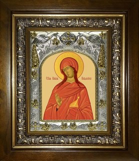 Икона Мария Магдалина равноапостольная, мироносица, в киоте 20х24 см 24458