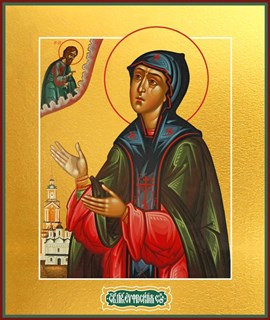 Икона Евфросиния Суздальская благоверная княгиня, преподобная 24536