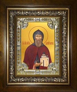 Икона Данил,Даниил Московский благоверный князь, в киоте 24х30 см 24613