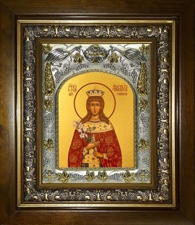 Икона Анастасия Романова страстотерпица, в киоте 20х24 см 24615