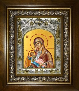 Икона Утоли мои печали, икона Божией Матери, в киоте 20х24 см 24672